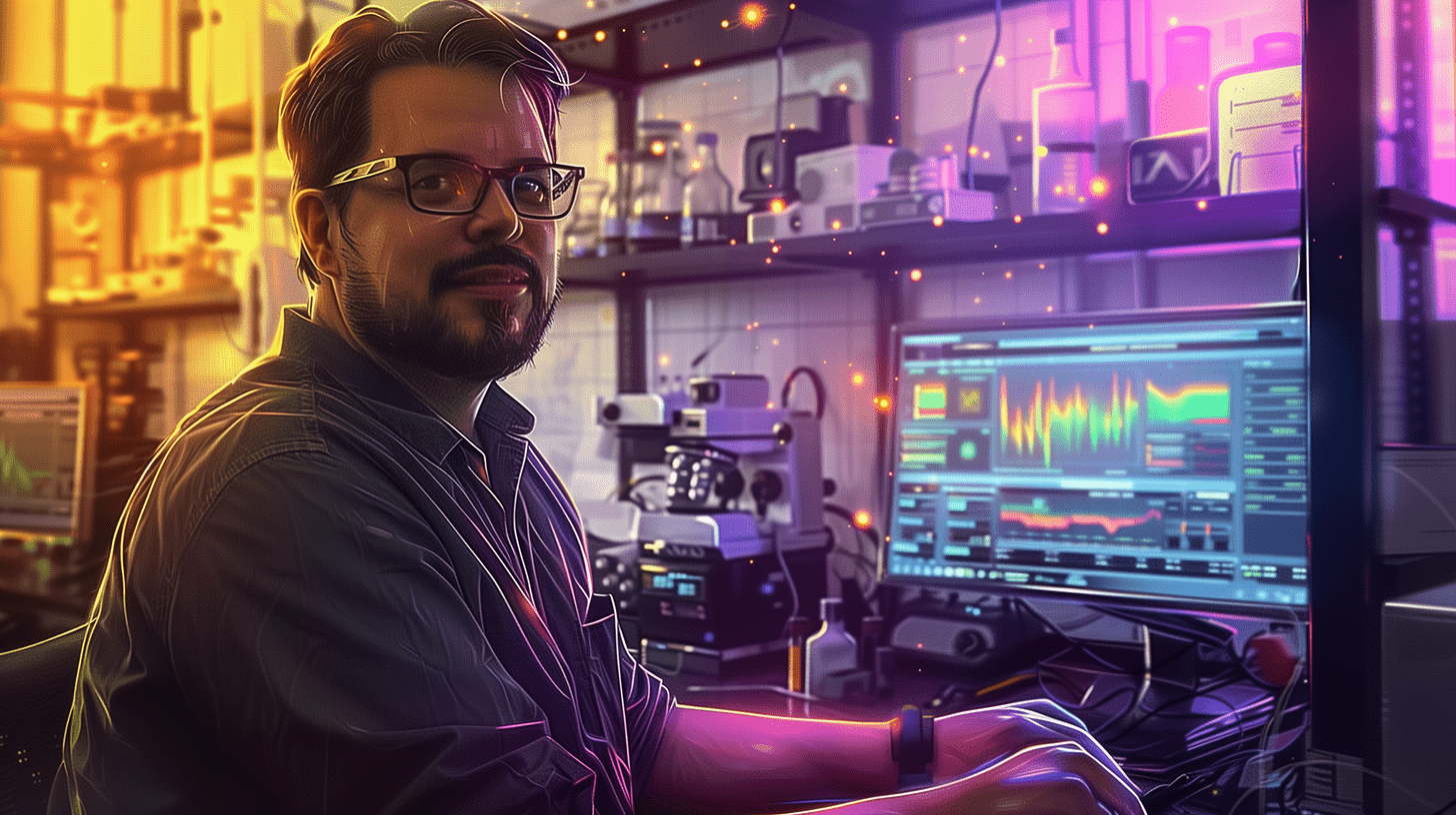 Avatar de João Pitta, criado por inteligência artificial